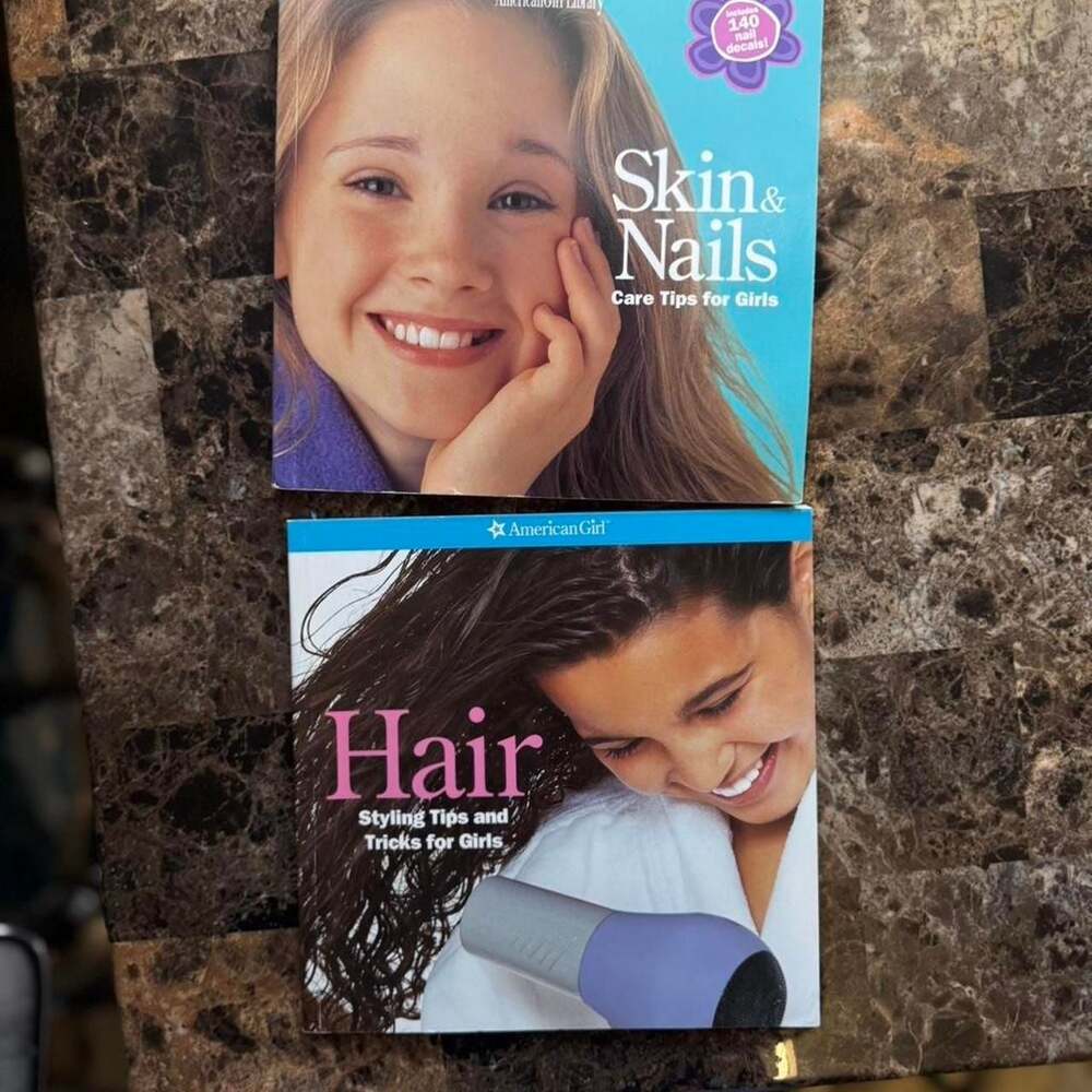 American Girl Hair and Skin & Nails Care Books Bundle